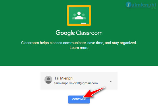 tao tai khoan Google Classroom