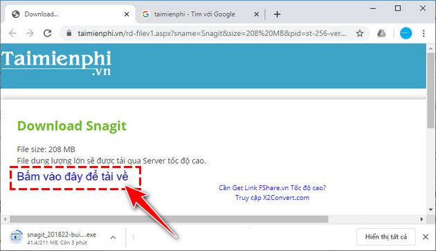 Cách tải Snagit và Camtasia phiên bản cũ