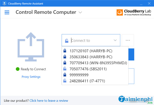 top phan mem dieu khien may tinh tu xa thay the teamviewer 12