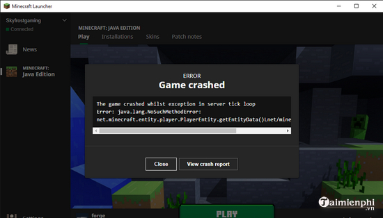 Tổng hợp các lỗi Minecraft thường gặp và cách sửa