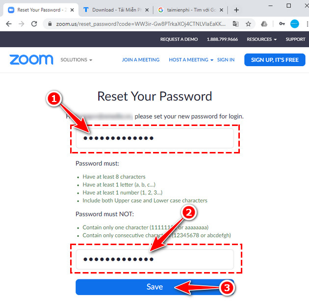 Cách lấy lại mật khẩu Zoom Meeting khi bị quên