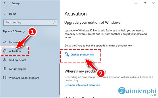 Cách kích hoạt key bản quyền Windows 10