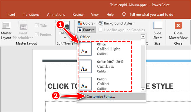powerpoint for mac 2016 reapply master