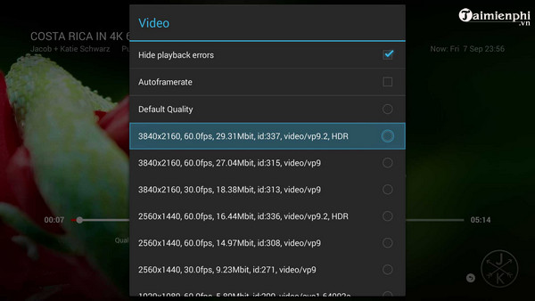 How to install high quality data on youtube smart tv 4