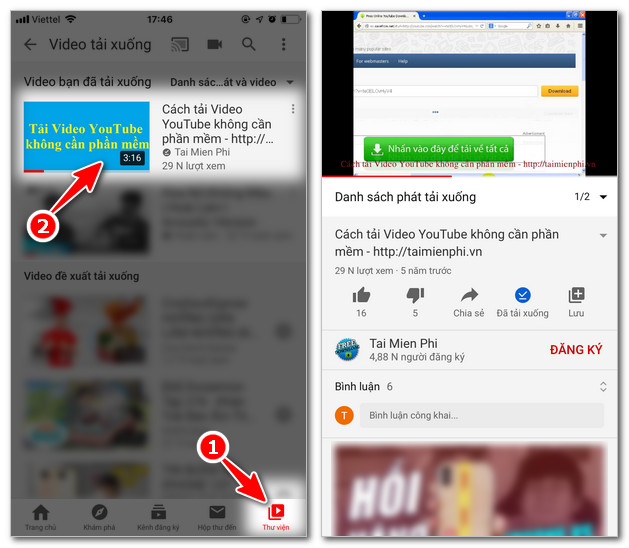 How to listen to youtube videos right on the mobile phone 3
