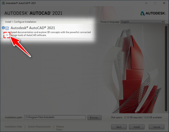 guide and install autocad 2021 7