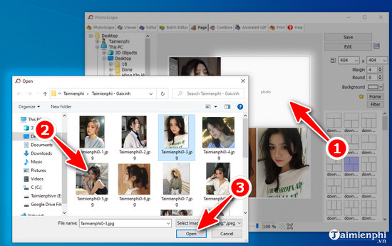 Ghép nhiều ảnh thành 1 trên máy tính, không cần Photoshop