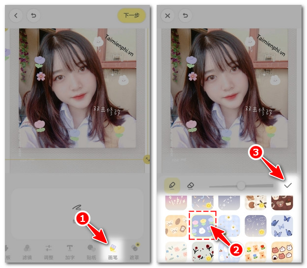 cach chinh sua anh bang app butter camera 9