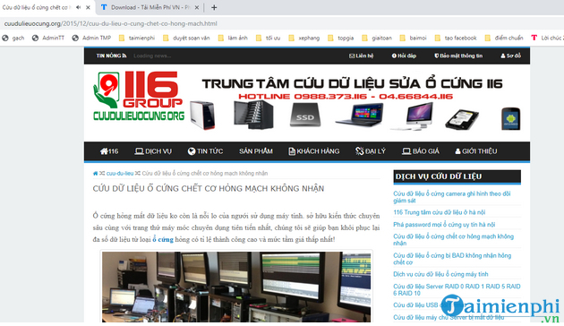trung tam cuu du lieu 116 group