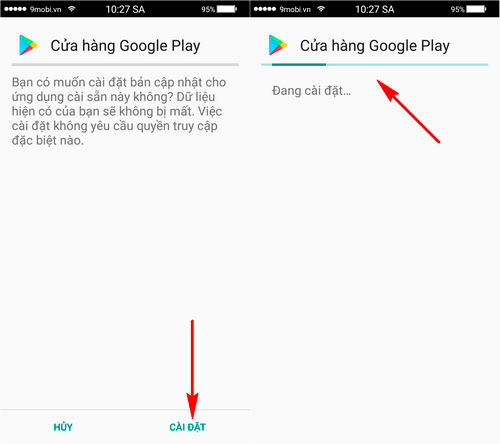 Cách cài CH Play cho điện thoại Android