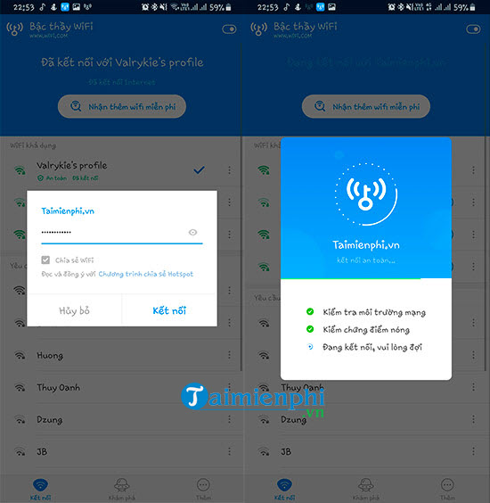 Cách cài và dùng WiFi Chìa khóa vạn năng trên điện thoại 12 cach cai va su dung wifi chia khoa van nang tren dien thoai 4