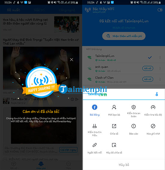 Cách cài và dùng WiFi Chìa khóa vạn năng trên điện thoại 13 cach cai va su dung wifi chia khoa van nang tren dien thoai 5