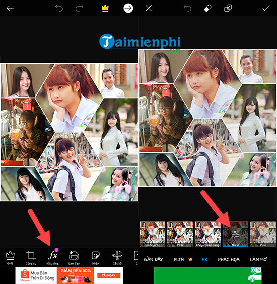 Cách Ghép Nhiều Hình Ảnh Thành 1 Ảnh Trên Android, Iphone Bằng Picsart