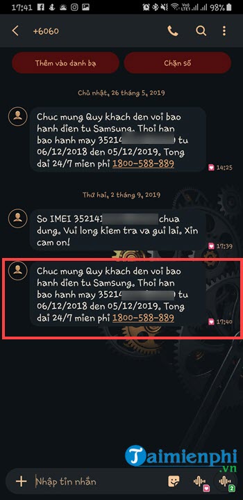 cach kiem tra dien thoai samsung xach tay 3