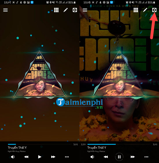Cách tạo video sóng nhạc trên điện thoại Android