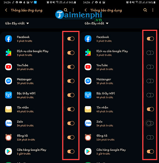 cach tat thong bao tren android 6
