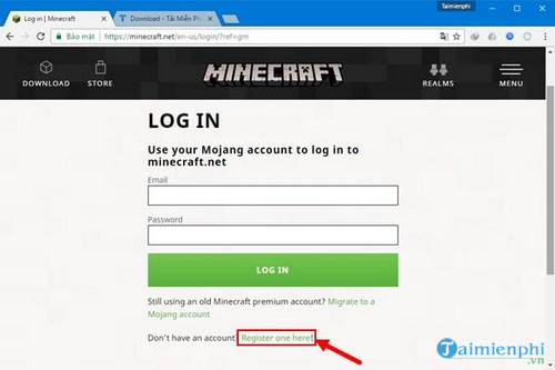 Đăng Ký Minecraft, Tạo Tài Khoản Minecraft Trên Máy Tính