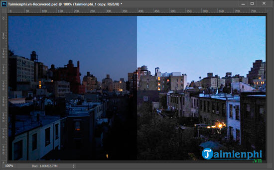 Hướng dẫn cách chỉnh ảnh thiếu sáng bằng Photoshop
