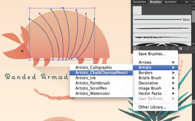 illustrator 2015 cc import brush strokes