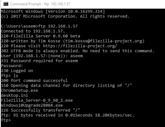 Cách tạo máy chủ FTP bằng FileZilla