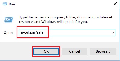 Sửa lỗi Excel bị treo, không phản hồi trên Windows 10 3
