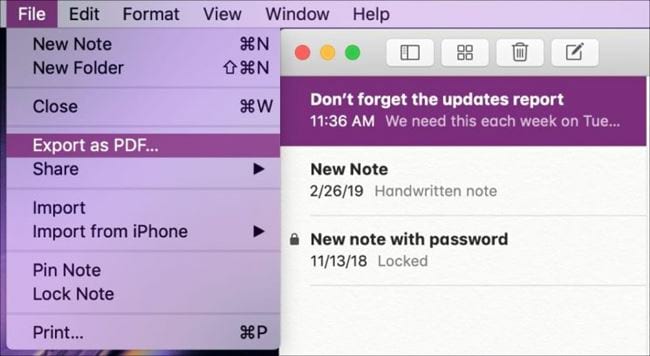 Cách xuất ghi chú trong ứng dụng Notes dưới dạng PDF trên iPhone, iPad và Mac