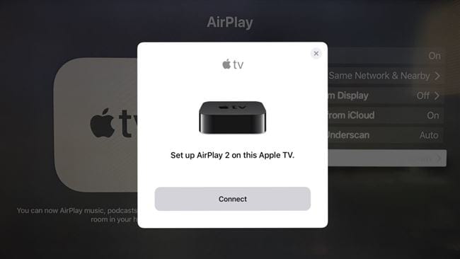 put sling tv on apple tv using airplay