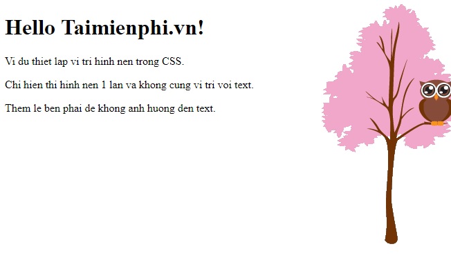 Thuộc tính background trong CSS