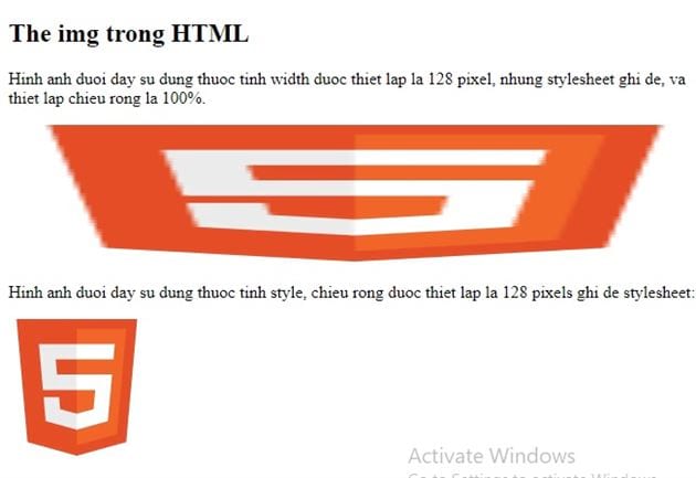 Thẻ img trong HTML