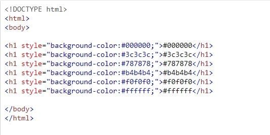Thuộc tính color, màu trong HTML
