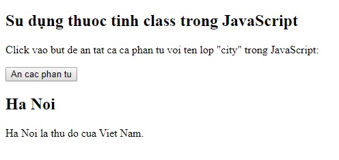 Thuộc tính class trong HTML, tìm hiểu cú pháp, cách sử dụng