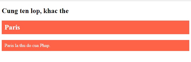 Thuộc tính class trong HTML, tìm hiểu cú pháp, cách sử dụng