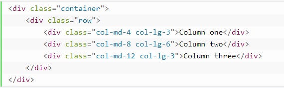 Học Grid System trong Bootstrap, cú pháp và ví dụ minh họa