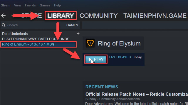 Hướng dẫn tải và chơi Ring of Elysium trên Steam