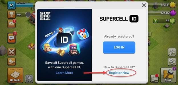 Hướng dẫn đăng ký tài khoản Supercell ID