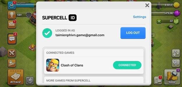Hướng dẫn đăng ký tài khoản Supercell ID