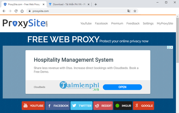 Top máy chủ proxy cho phép lướt web ẩn danh