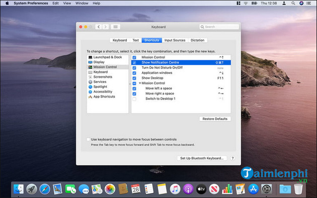Cách tắt thông báo trên MacBook, MacOS