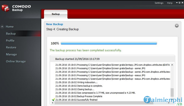 top phan mem backup mien phi danh cho windows 10