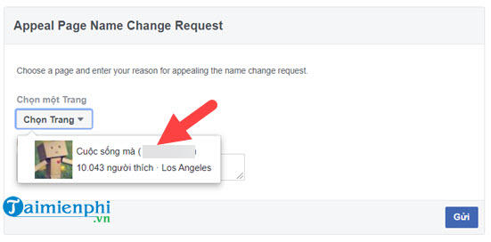 Các bước kháng nghị đổi tên Fanpage Facebook cực chi tiết