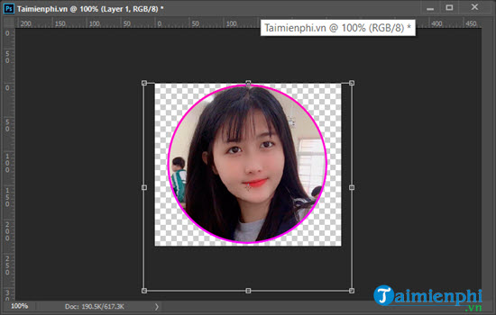 Cách cắt ảnh hình tròn trong Photoshop CS6, CC 2020, CC 2019