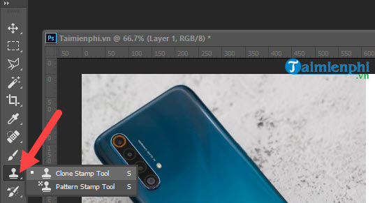 Cách sử dụng Clone Stamp trong Photoshop