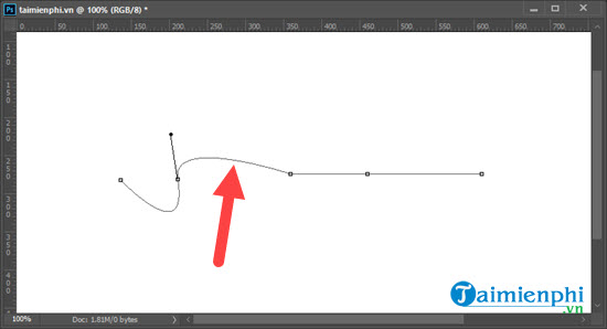 Cách vẽ đường thẳng, đường cong trong Photoshop