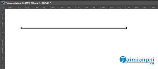 Cách vẽ đường thẳng, đường cong trong Photoshop