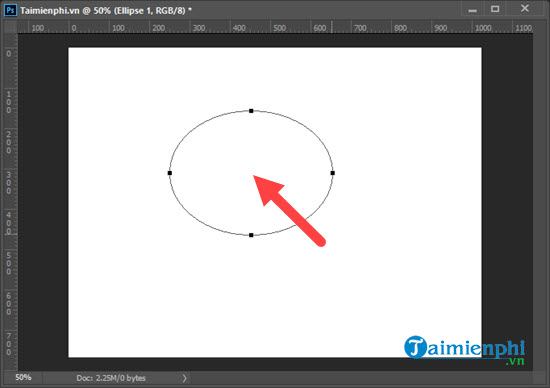 Cách vẽ hình tròn trong Photoshop trên máy tính