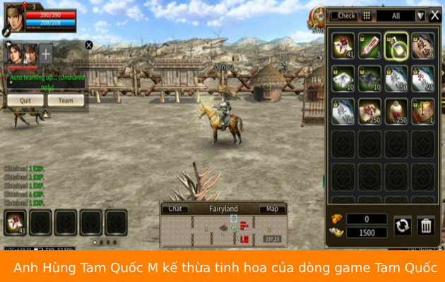 information review hero tam quoc m kingdom heroes m