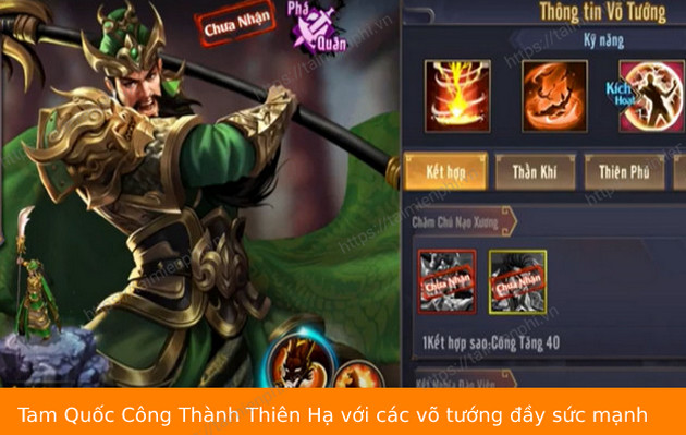 The famous player in the game of Tam Quoc is Thanh Thien Ha