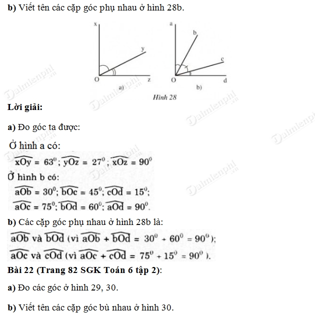 giai toan lop 6 khi nao goc xoy goc yoz goc xoz