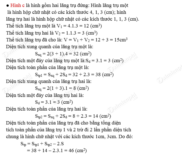 giai toan lop 8 the tich cua hinh lang tru dung