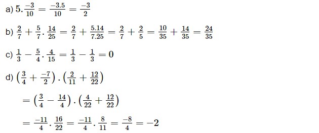 Giải toán lớp 6 tập 2 trang 38, 39, 40, 41 tính chất cơ bản của phép nhân phân số